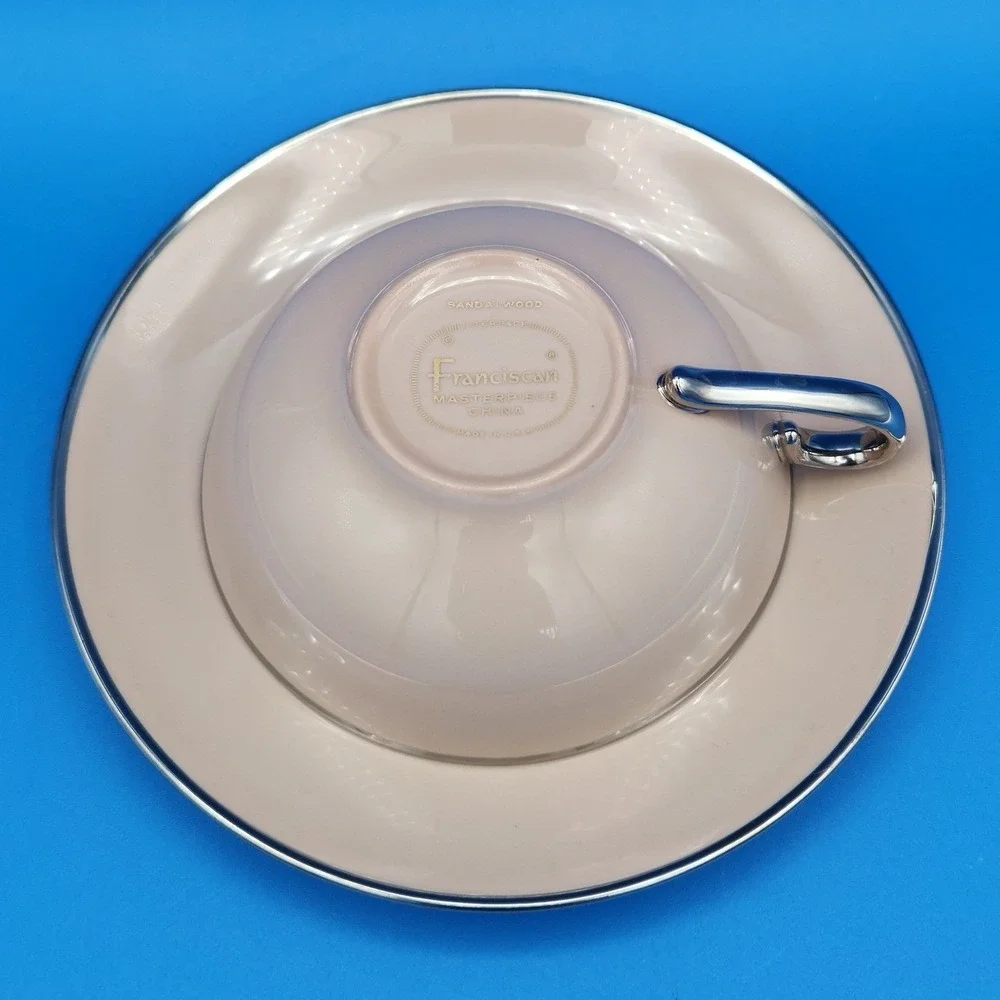 Vintage Franciscan Masterpiece Sandalwood China‎ Cup and Saucer
